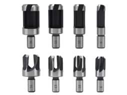 Jogo De 8 Brocas Para Tarugos De Madeira 6mm,10mm,13mm,16mm Brocas Cónicas De Aço Carbono Para Trabalhos Em Madeira Btforus