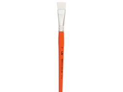 Pincel LG Nº16 Espat Pelo Branco P/Tecido