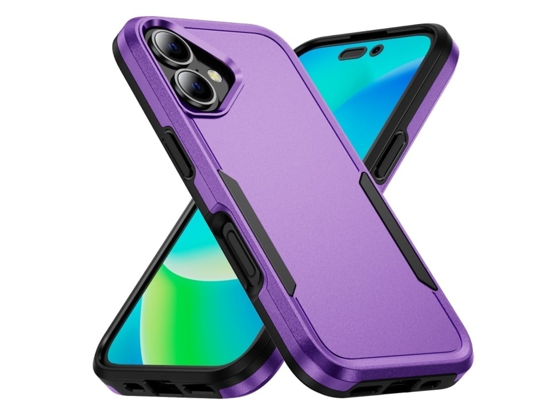 Lurelia Capa Protetora Para Iphone 16, Em Tpu E Pc, Recortes Precisos E Anti-riscos
