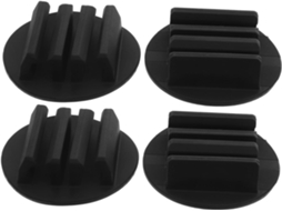 Conjunto De 4 Porta-canetas Adesivos De Silicone, Organizador Redondo Para Lápis E Marcadores.