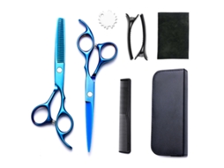 Kit De Tesoura De Corte Cabelo, 8pcs Ferramenta Profissional Para Corte De Cabelo, Para Cabeleireiros E Uso Doméstico Cuich