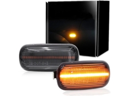 Piscas De Led, Luzes De Posição Laterais, Leds No Para Lama Dianteiro, Âmbar Amarelo, Para A3 S3 8p, A4 S4 Rs4, B6 B7 B8