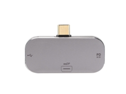 Docking Station 3 Em 1 Tipo C Macho Para Mini Dp Usb A Tipo C Fêmea Usb C Dock Para Windows Para Android Para Os X Yemma Brilvibera