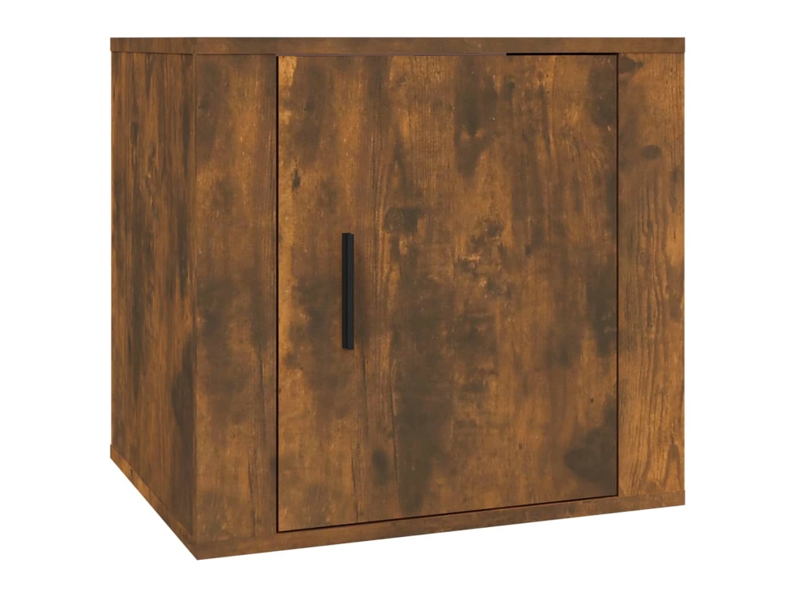Bedside Cabinet, Bedside Cabinets Vidaxl Marrom Madeira Processada (n/a)