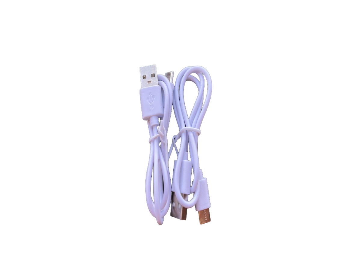 Laxiscreed Cabo De Carga Type-c 0,5m Branco, Compatível Com Dispositivos, Alta Qualidade, Normas Rohs2.0