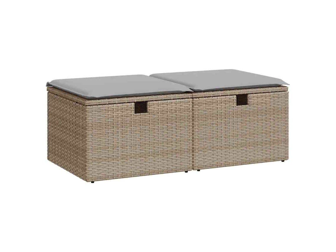 Garden Sofa Set, Garden Sofa Sets Vidaxl Bege Rattan / Vime (n/a)
