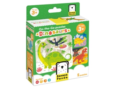 On The Go Dinosaurs Puzzle (Idade Mínima: 3 anos)
