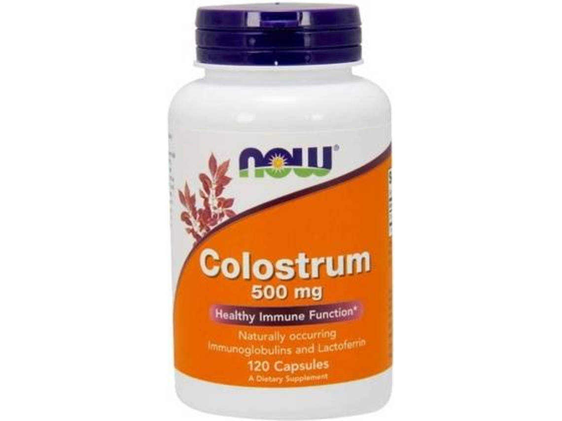 Suplemento Alimentar NOW Colostro (120 cápsulas vegetais)
