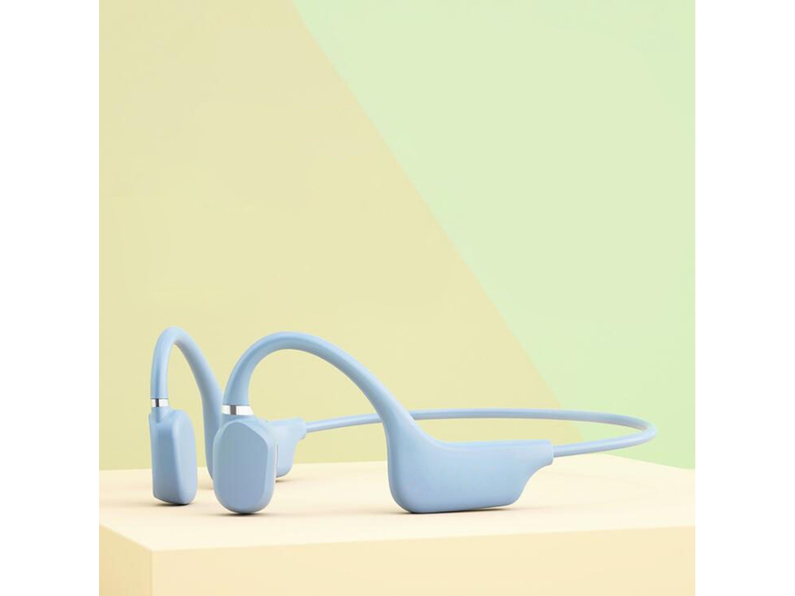 Auriculares Bluetooth SENLIN de Condução Óssea Azul Neblina