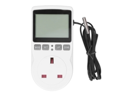 Tomada De Controle De Temperatura Com Display Lcd Termostato Eletrônico Abs 50-60hz