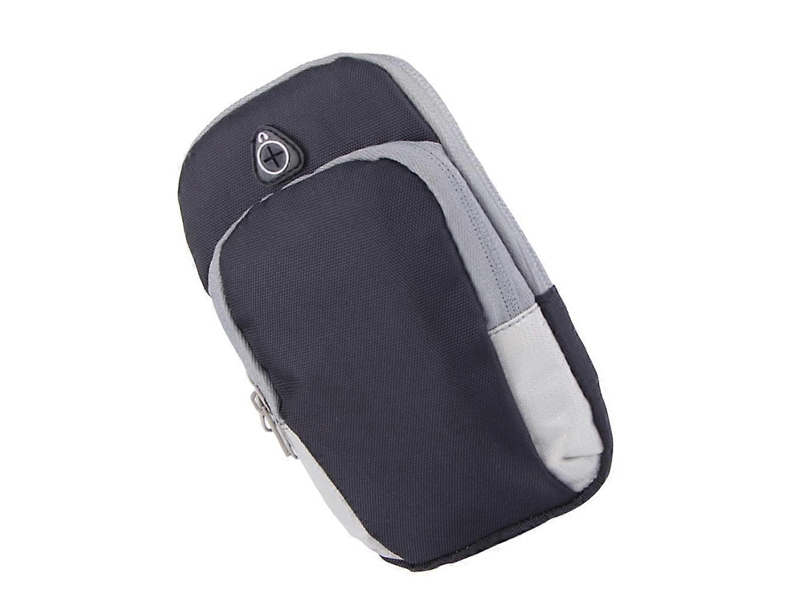 Bolsa Esportiva Preta Impermeável Para Guardar Celular, Com Alça De Braço Flexível (1 Unidade).