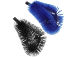 Escova Para Calhas De 24 Mm, Conjunto De 2 Peças, Preta E Azul.
