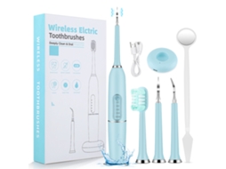 (azul) Irrigador Oral Elétrico, Removedor De Tártaro E Placa Bacteriana, Clareador Dental, Função De Enxágue