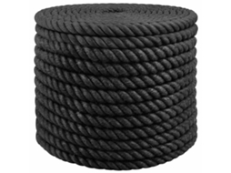 Vidaxl Corda De Juta 16 Mm Preto 100% Juta Tossa