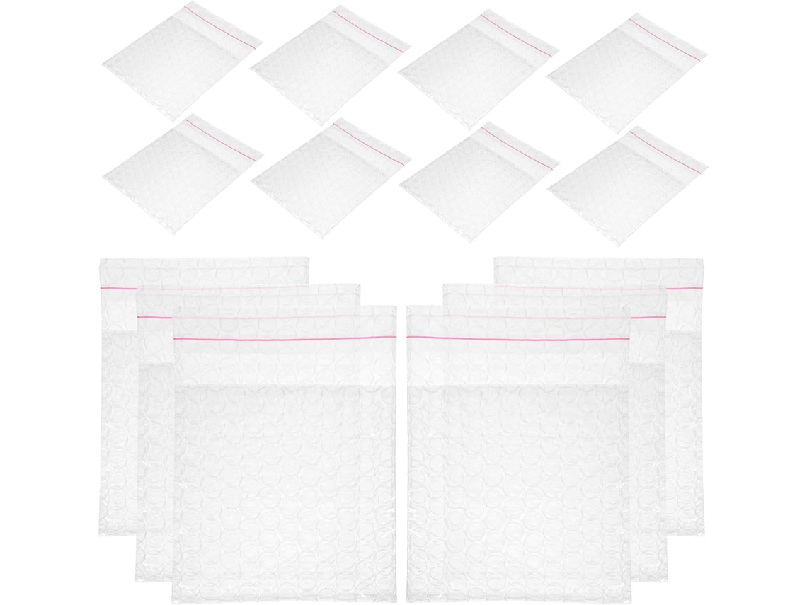 Saquetas De Embalagem Para Bulles Com Fermeture Autocollante Double Couche Em Pe Colis Solide Lors Denvoi Et