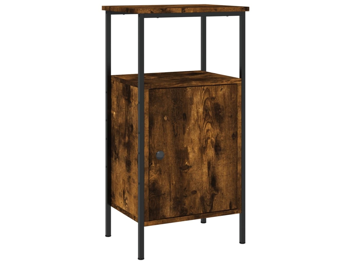 Mesa de Cabeceira Derivados de Madeira Carvalho Fumado MAISON EXCLUSIVE (41x31x80 cm)