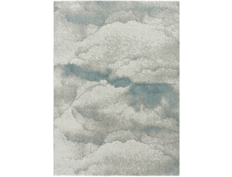 Alfombra abstracta - ATTICGO - Smoothy - Azul, 160X230 cm