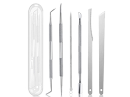 Kit De Ferramentas Para Pedicure 7 Peças Aço Inoxidável Tratamento Unhas Encravadas Correção Alívio