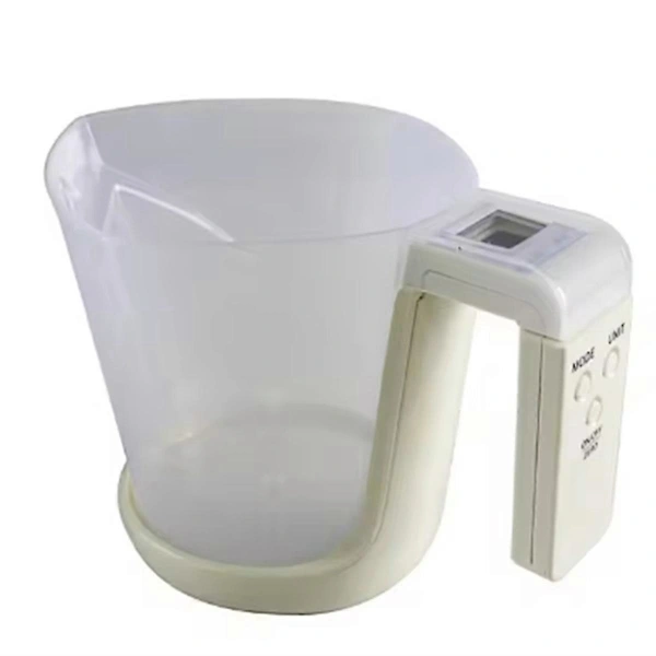 Balança doméstica com medidor removível de 1000ml/5kg para leite em pó