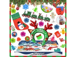 Calendário de Natal com Surpresas para Meninas, Acessórios DIY, Caixa de Presente Feita à Mão, Brinquedo Slowmoose, Presente