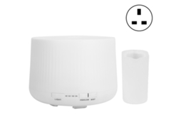 Mini umidificador de 500 ml com luz LED de 7 cores, silencioso e difusor de aromas, 100-240 V