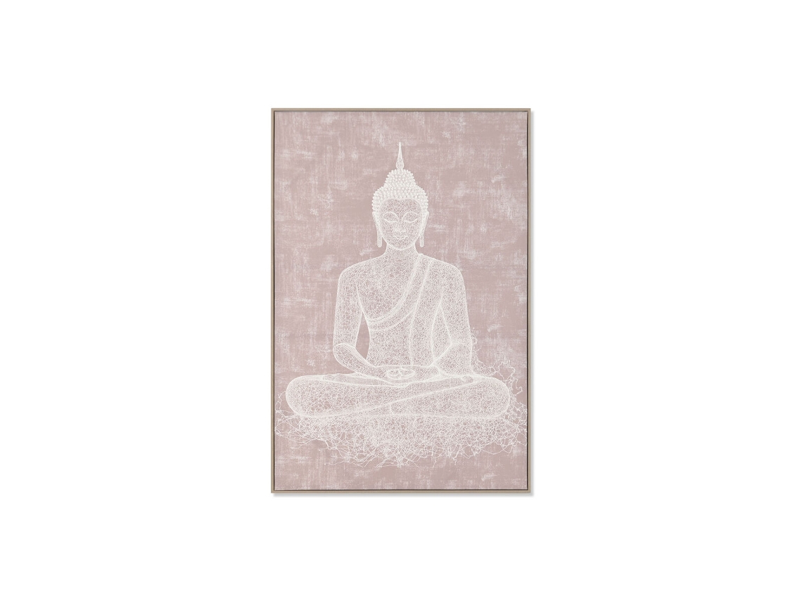 Pintura Home Esprit Castanho Buda Oriental 80 X 5 X 120 Cm