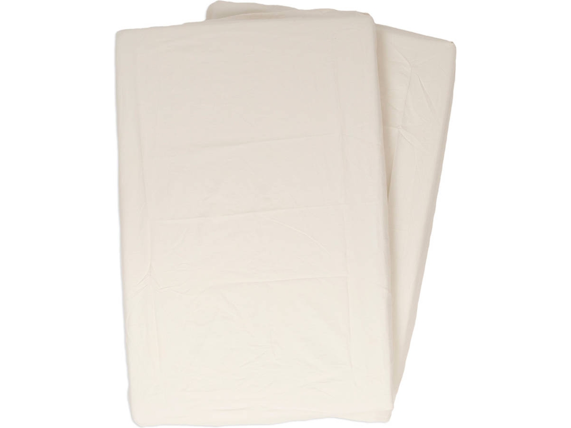 Lençol de Baixo Lote 2 Beige (50 x 70 x 6 cm)