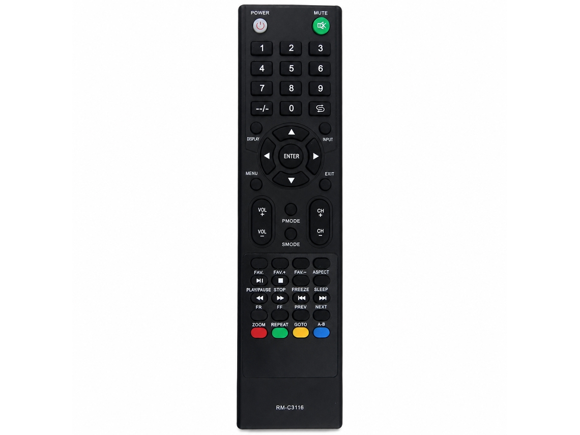 Comando À Distância Para Tv Compatível Com Jvc Rm-c3116, Sem Programação_dae