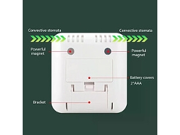 Termômetro E Higrômetro Digital Para Ambientes Internos Oem