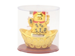 Gato da Sorte LAXISCREED Solar Mão Mexendo Dourado