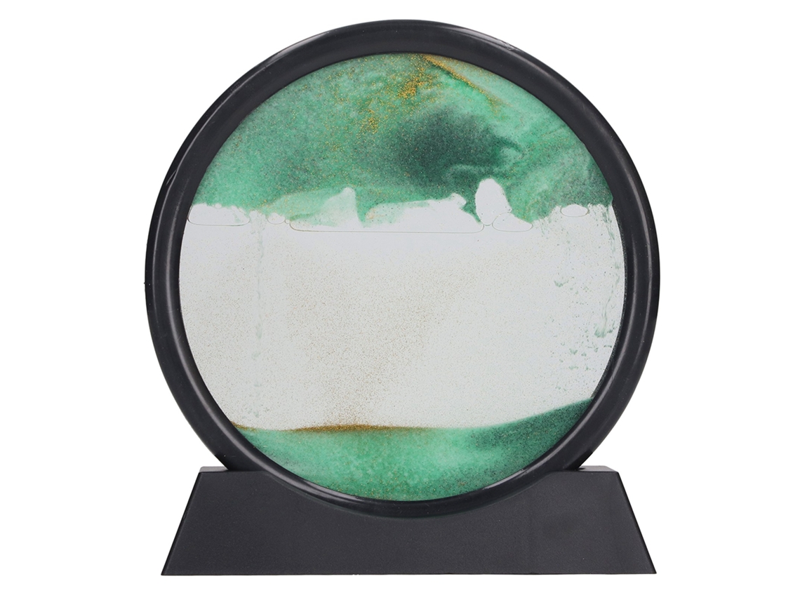 Mali pintura de Areia Móvel 3d 7 Polegadas Paisagem Marinha Decorativa Relaxante para Casa Escritório