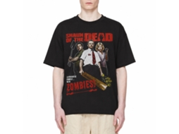 Rockinstone Shaun Of The Dead Movie Romantic Comedy Black Adult T-shirt Size:xl