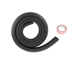 Protector De Bordes Para Bebés L-type Almohadilla Elástica Alta Para Muebles Seguridad En El Hogar Negro