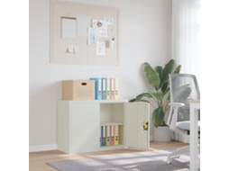 Vidaxl Arquivador 90x40x70 Cm Aço Cinzento-claro