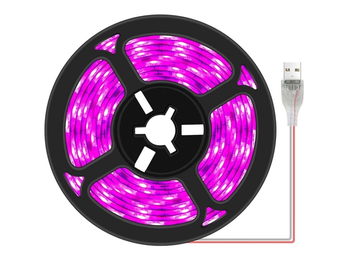 Fita De Led Para Plantas, à Prova Dágua, Espectro Completo, Para Cultivo Em Ambientes Internos, Suculentas, Hidroponia, Estufas E Aquaforge