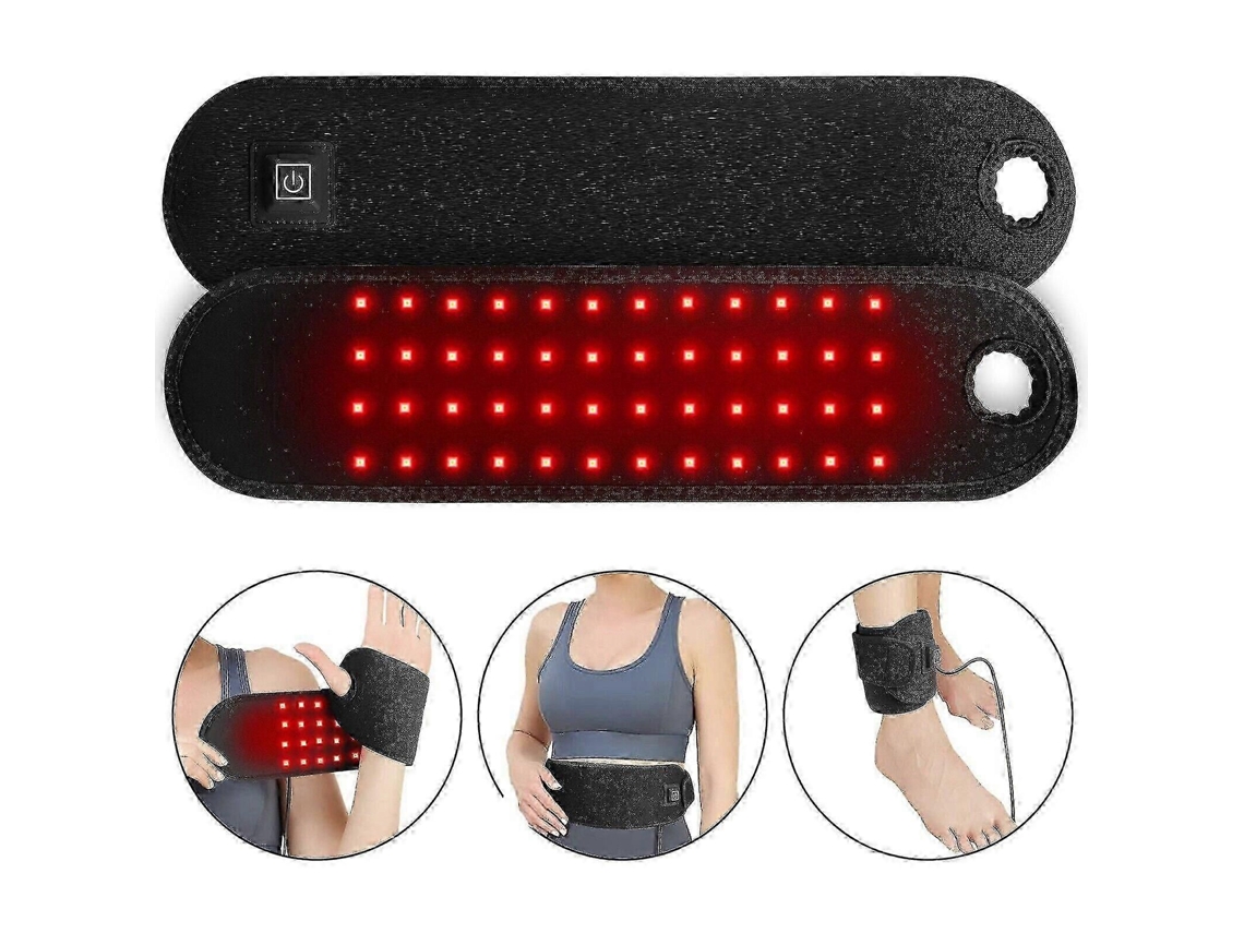 Pulseira De Terapia Com Luz Vermelha De 660 Nm E Infravermelha Próxima De 850 Nm Para Alívio Da Dor.