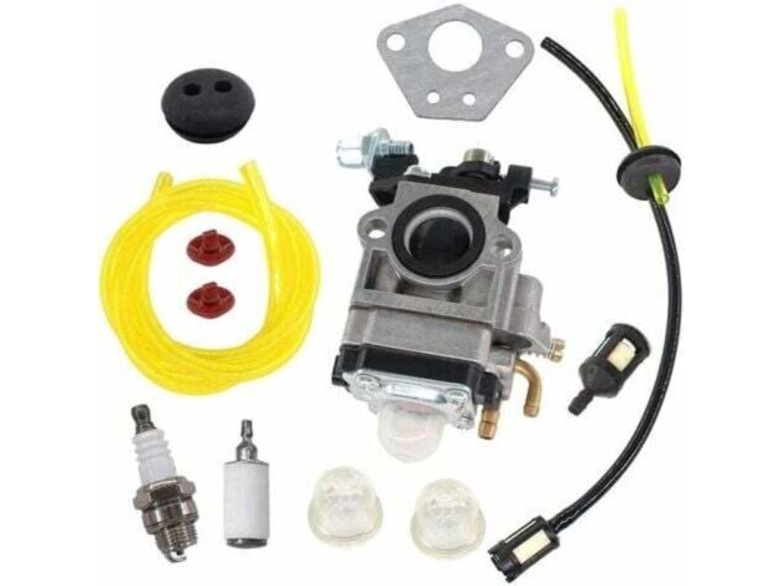 Carburetor Kit For 52cc 49cc 43cc Brushcutter Engine, Spark Plug, Fuel Filter