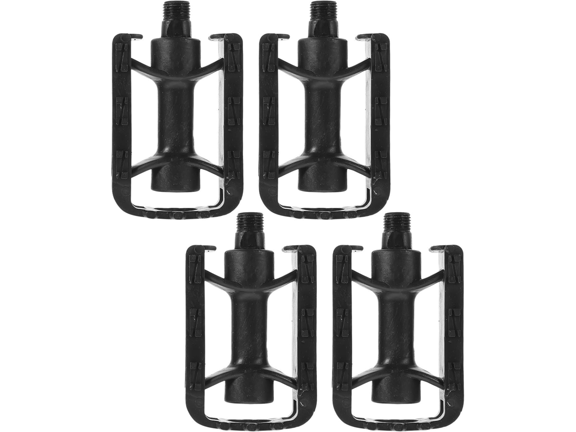 2 Pares De Pedais Plástico Leves Para Bicicletas Montanha, Com Design