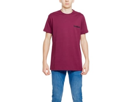 T-shirt De Homem The Bomber Logo Bordeaux Algodão Vermelho (m)
