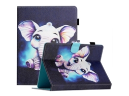 Capa de couro para tablet de 8 polegadas da Webake com design de costura colorida