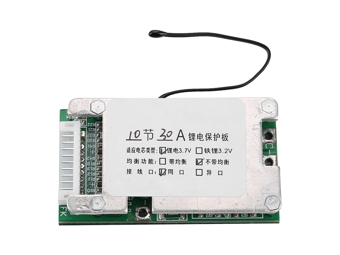 Laxiscreed Placa De Proteção Para Bateria Lithium 36v 10s 30a, Compatível Com Baterias De Íon De Lítio
