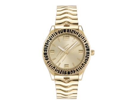 Relógio Mulher Eclipse 36,00 Mm Bracelete De Aço Cor Da Bracelete Dourado À Prova De Água 5 Bar Philipp Plein Sport