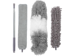 Conjunto De 1 Espanador Microfibra Com Cabo Extensível 254cm 100 Polegadas Espanadores Para Limpeza Tetos, Ventiladores