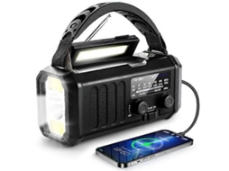 Rádio Prunus J 369, sobrevivência, portátil, bateria, solar, GOKOCO