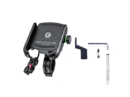 Suporte Para Guiador À Prova De Choque À Prova Dágua Rotação 360 Abs Suporte Para Telefone Para Motocicleta