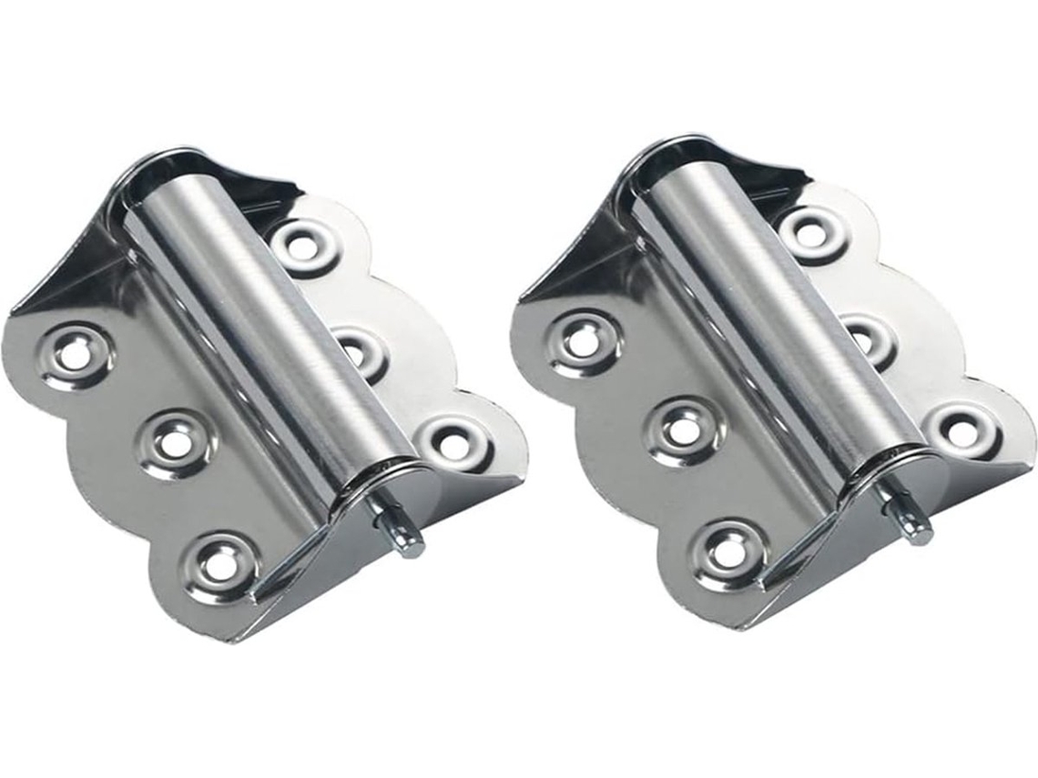 Dobradiça De Porta Com Fechamento Automático, 2 Peças Em Aço Inoxidável Prateado, Substituição Para Tela