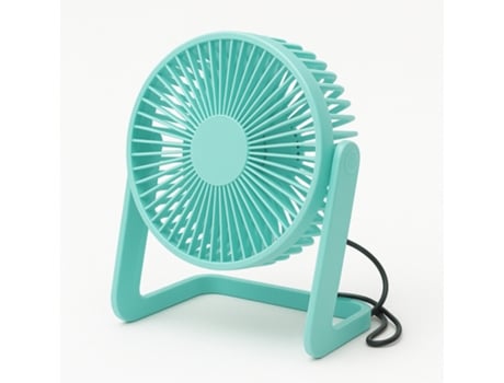 Ventoinha De Secretária | Compacta, Silenciosa, Ligação Com Cabo Usb Mayou Sd2139 Verde