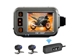 Câmera Moto Wifi 1080p Lentes Dua