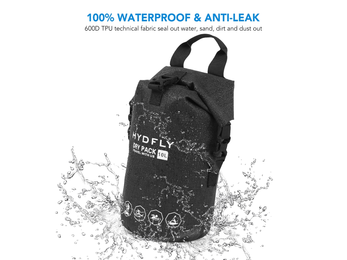 Mochila Seca Impermeável Outdoor 10l/15l/20l