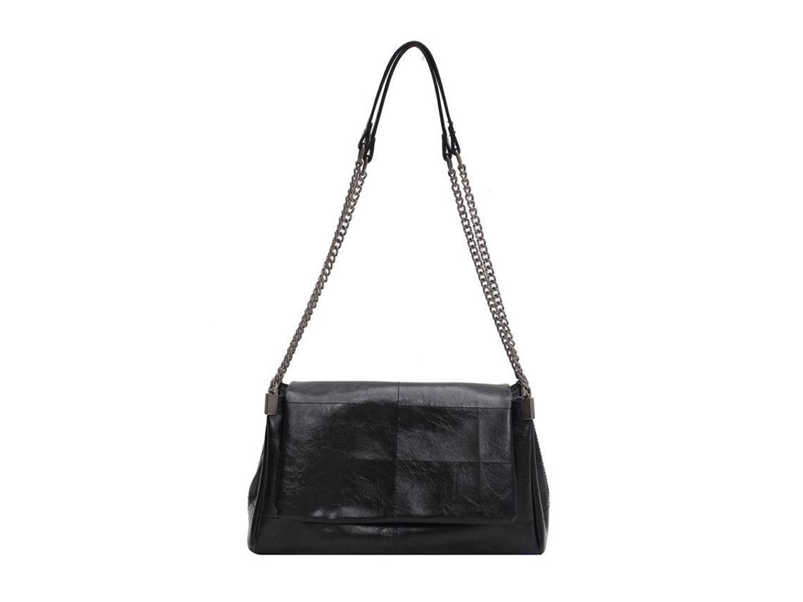 Bolsa de Ombro AQUAFORGE, Couro, Grande, Capacidade